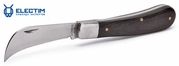 Нож электрика монтерский малый складной с изогнутым лезвием НМ-05 (КВТ