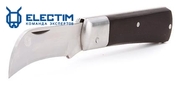 Нож электрика монтерский складной с изогнутым лезвием НМ-02 (КВТ)